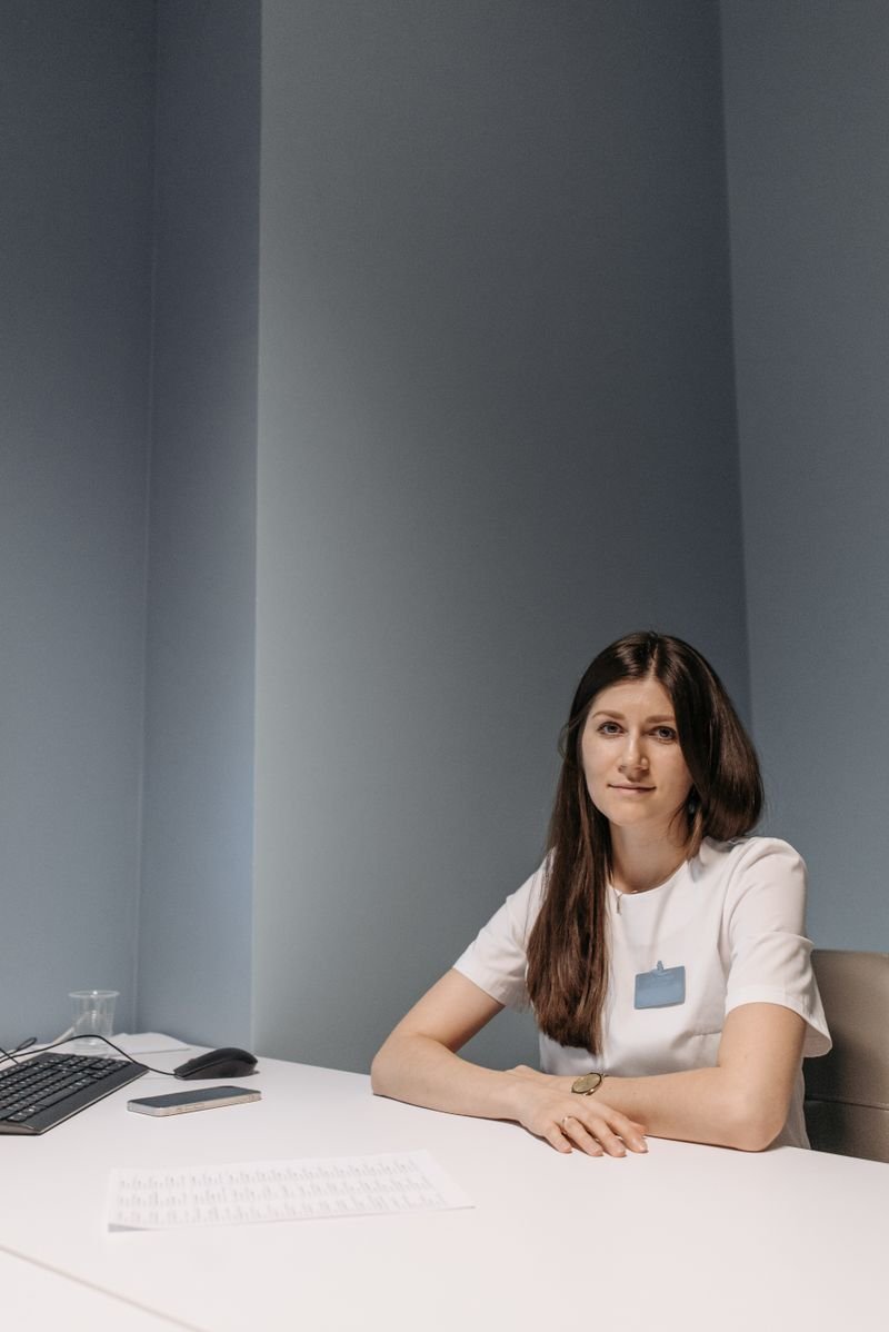 Illustrative female medical professional